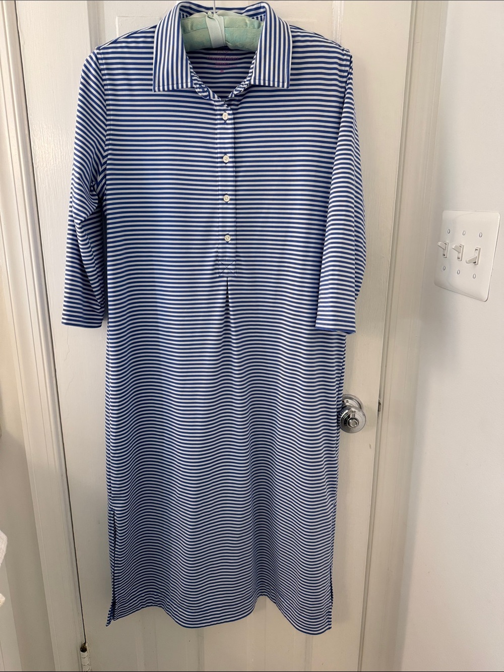 Vineyard Vines Blue & White Striped Sankaty women’s dress